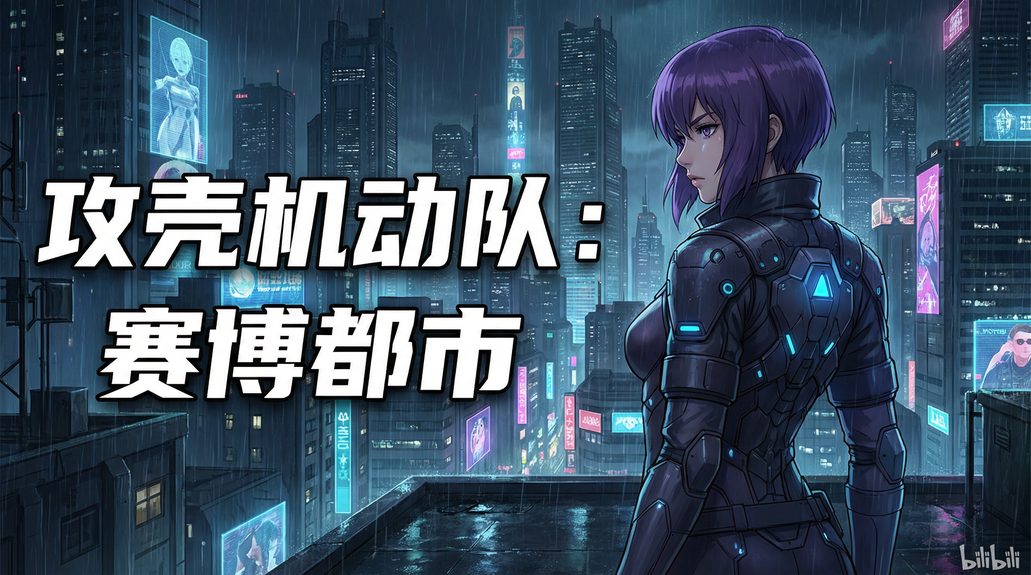 91 - 攻壳机动队赛博朋克动漫
